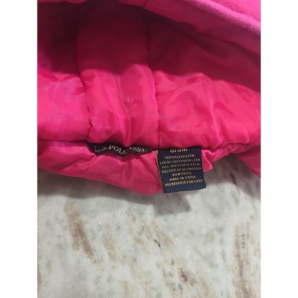 U.S. Polo Assn. Baby Pink Snowsuit Size‎ 6/9 Months